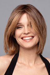 Reale dei capelli -Monofilamento-Parrucca; Marchio: Gisela Mayer; Linea: Human Hair; Parrucche-Modello: Linda Human Hair Deluxe