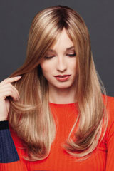 Reale dei capelli -Monofilamento-Parrucca; Marchio: Gisela Mayer; Linea: High Tech; Parrucche-Modello: Luxery Lace E